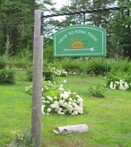 Field to Fork Farm sign