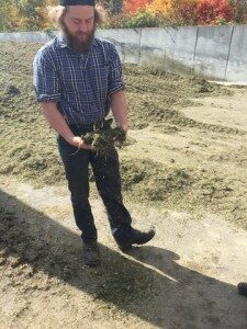 outside at farm